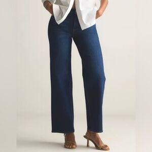 Quince Bella Stretch Relaxed Straight Jeans size 30